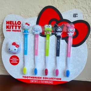 Set of 5 Characters Hello Kitty and Friends Toothbrush Collection